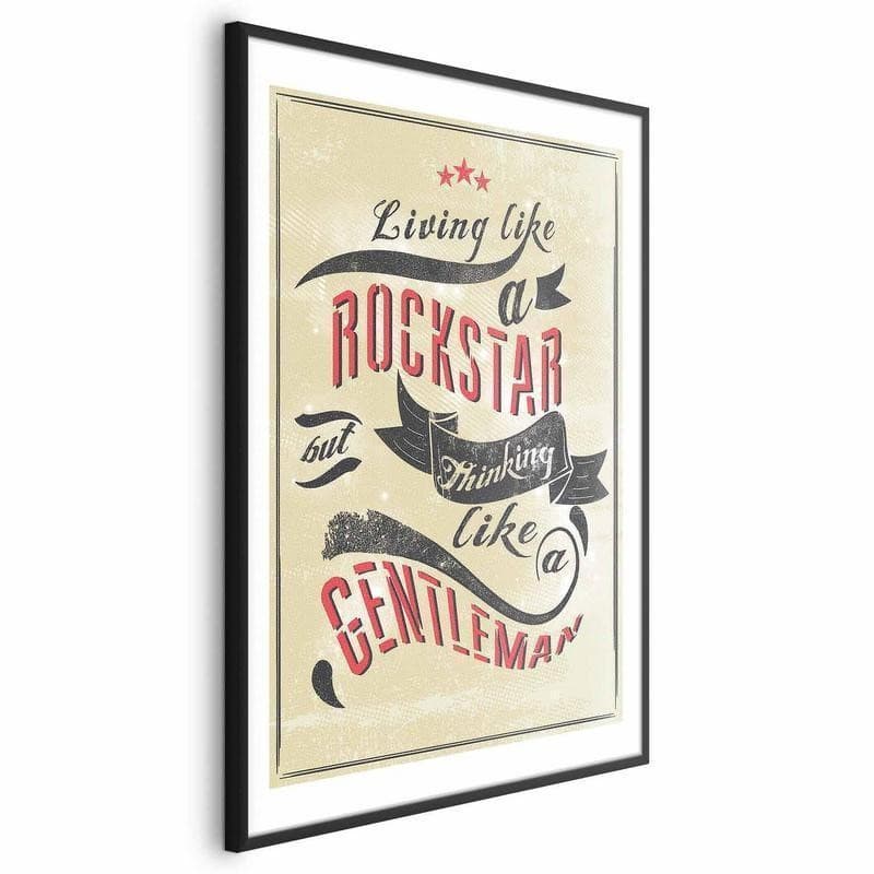 Poster - Rockstar in Poster e stampe Collezione Casa - Trebisacce, commercioVirtuoso.it