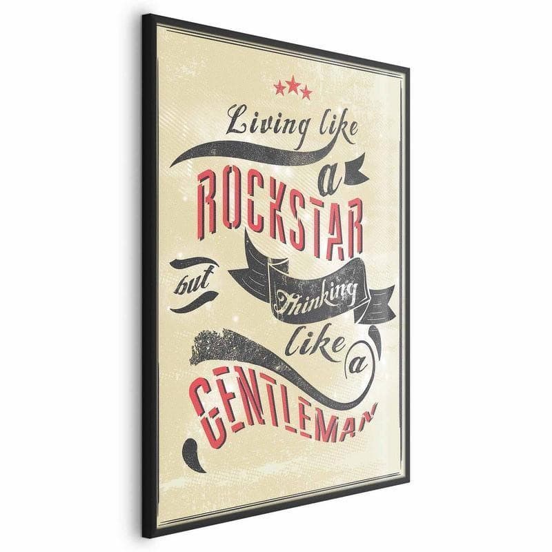 Poster - Rockstar in Poster e stampe Collezione Casa - Trebisacce, commercioVirtuoso.it