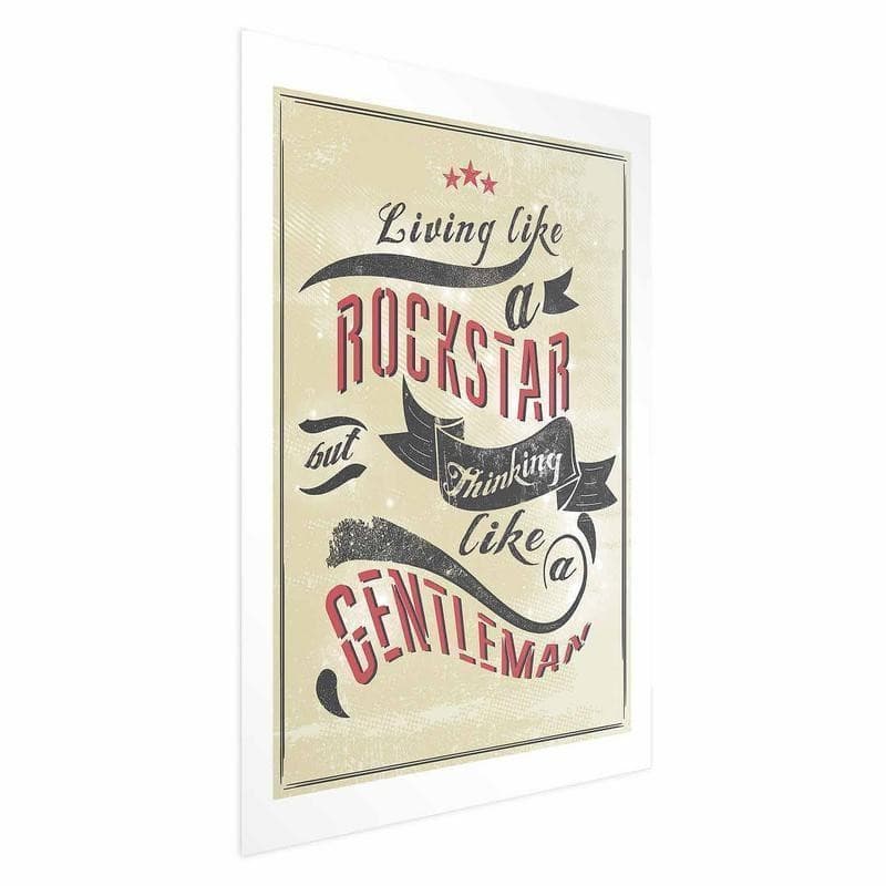 Poster - Rockstar in Poster e stampe Collezione Casa - Trebisacce, commercioVirtuoso.it