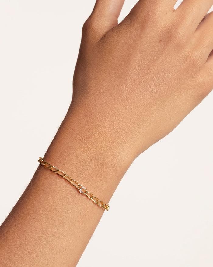 PDPAOLA - BRACCIALE A CATENA LETTERA C in Bracciali Alba Gioielli - Casoria, commercioVirtuoso.it