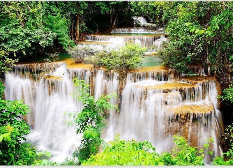 Fotomurale Cascata tailandese in Carta da parati Collezione Casa - Trebisacce, commercioVirtuoso.it