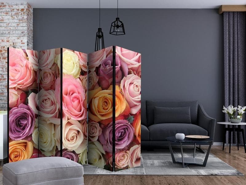 Paravento Pastel roses II [divisori da interno] in Paraventi Collezione Casa - Trebisacce, commercioVirtuoso.it