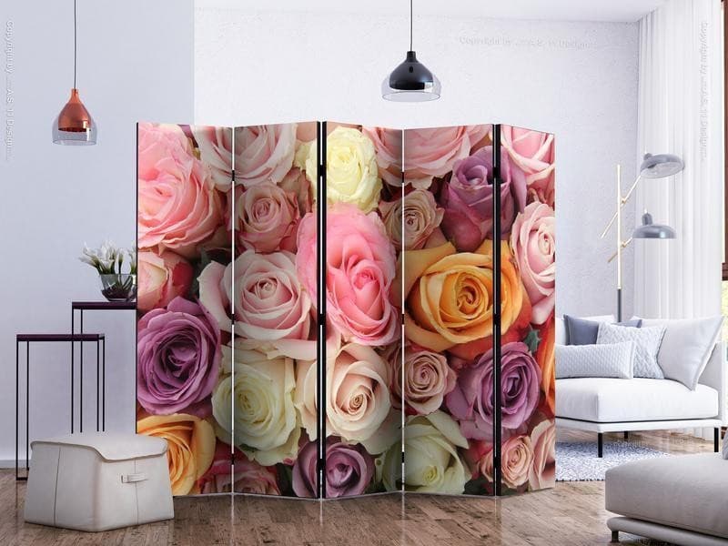 Paravento Pastel roses II [divisori da interno] in Paraventi Collezione Casa - Trebisacce, commercioVirtuoso.it