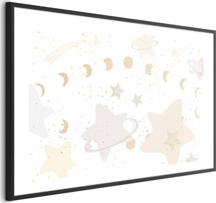 Poster - Moon and Stars