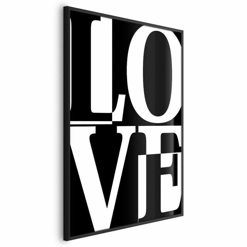 Poster - Black-and-White Love in Poster e stampe Collezione Casa - Trebisacce, commercioVirtuoso.it