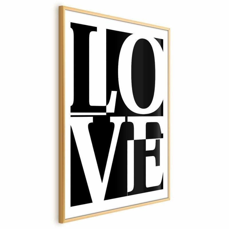 Poster - Black-and-White Love in Poster e stampe Collezione Casa - Trebisacce, commercioVirtuoso.it