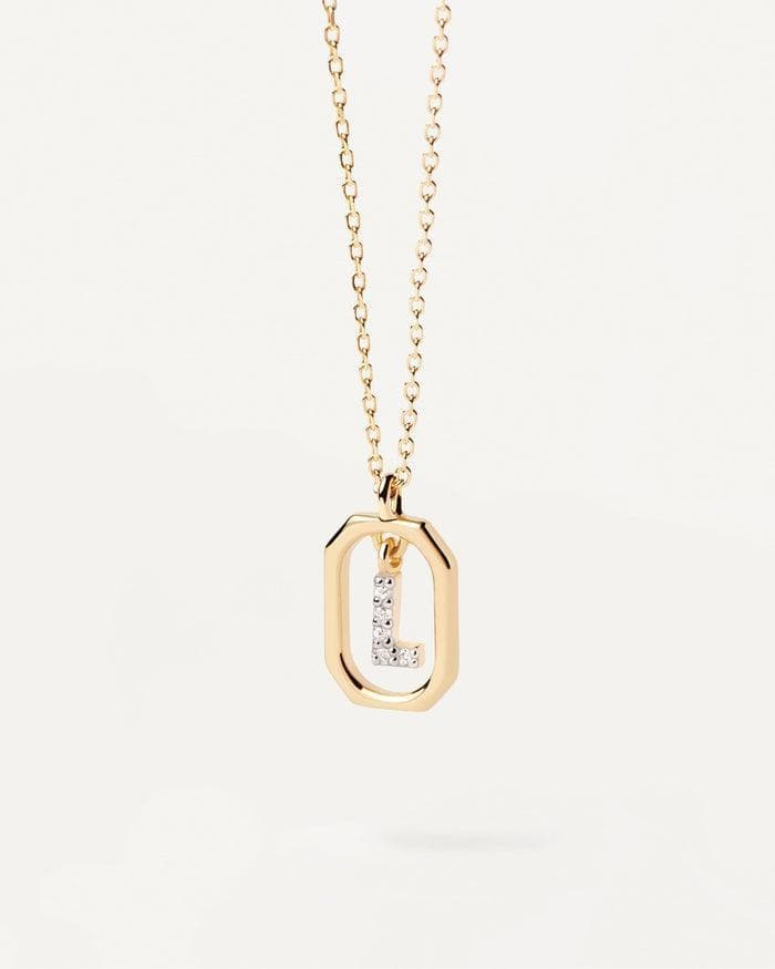 PDPAOLA - COLLANA CON LETTERA L MINI in Collane Alba Gioielli - Casoria, commercioVirtuoso.it