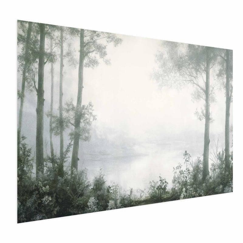 Poster - Forest and Pond in Patinated Green in Poster e stampe Collezione Casa - Trebisacce, commercioVirtuoso.it