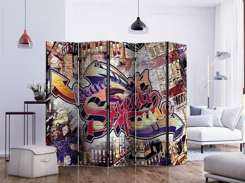 Paravento Cool Graffiti II [Room Dividers] in Paraventi Collezione Casa - Trebisacce, commercioVirtuoso.it