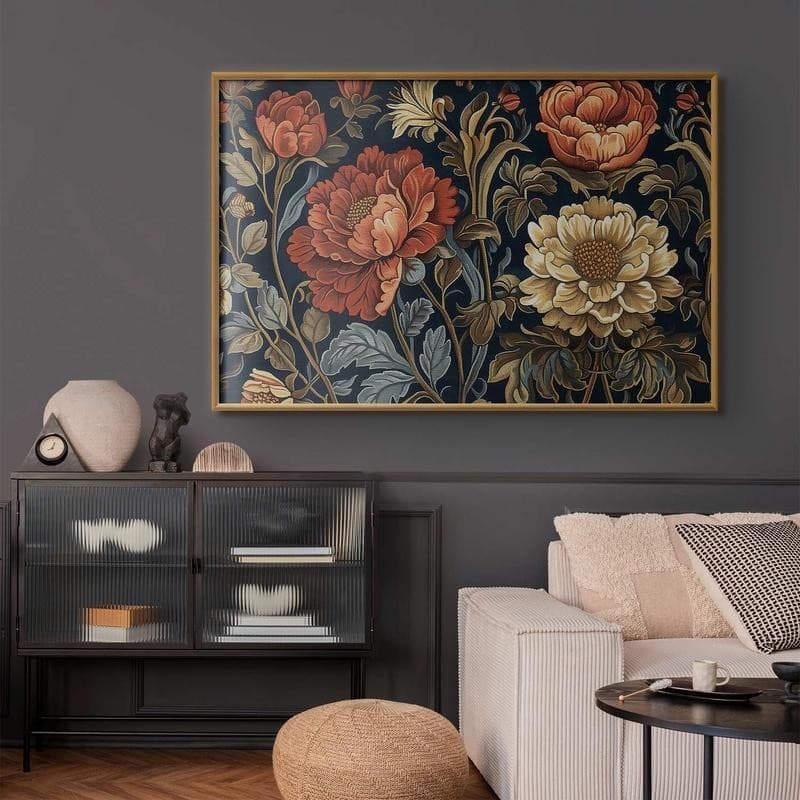 Poster - Tapestry Large Retro Flowers in Arazzi e tappezzeria Collezione Casa - Trebisacce, commercioVirtuoso.it