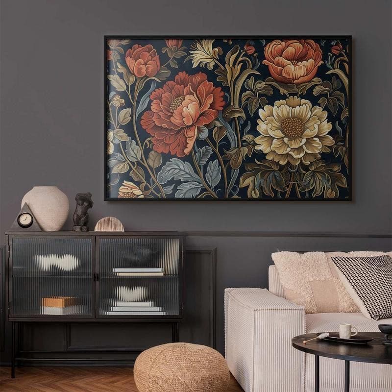 Poster - Tapestry Large Retro Flowers in Arazzi e tappezzeria Collezione Casa - Trebisacce, commercioVirtuoso.it