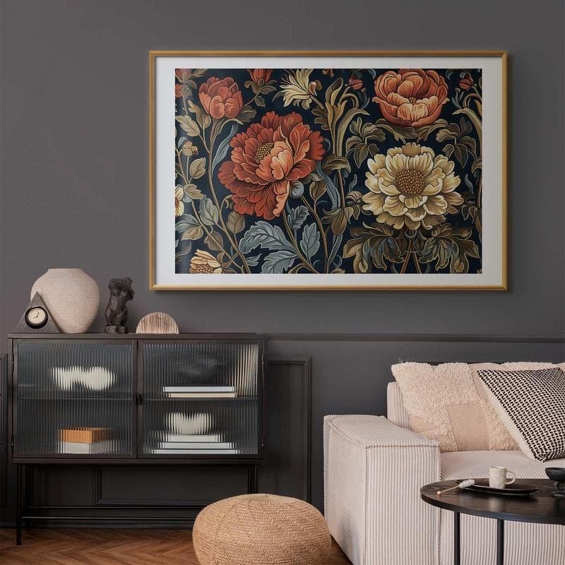 Poster - Tapestry Large Retro Flowers in Arazzi e tappezzeria Collezione Casa - Trebisacce, commercioVirtuoso.it