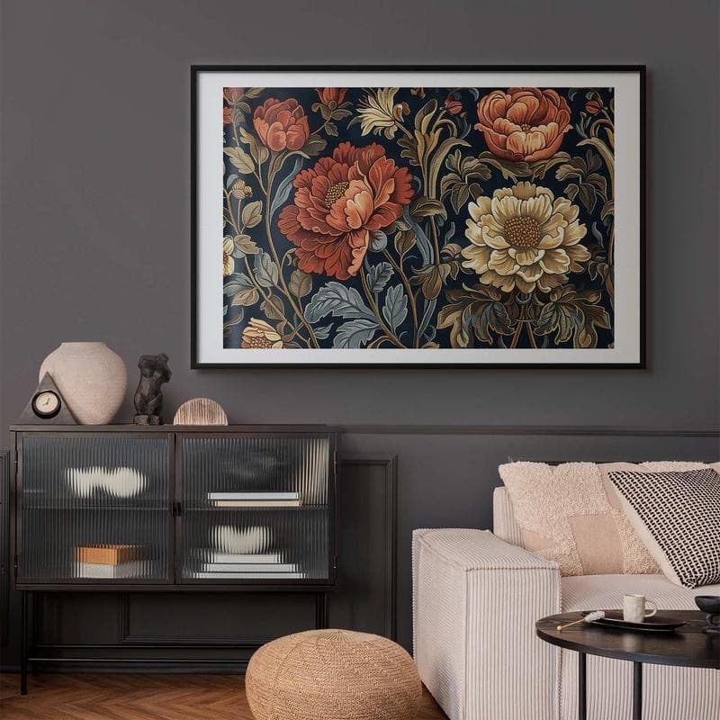 Poster - Tapestry Large Retro Flowers in Arazzi e tappezzeria Collezione Casa - Trebisacce, commercioVirtuoso.it