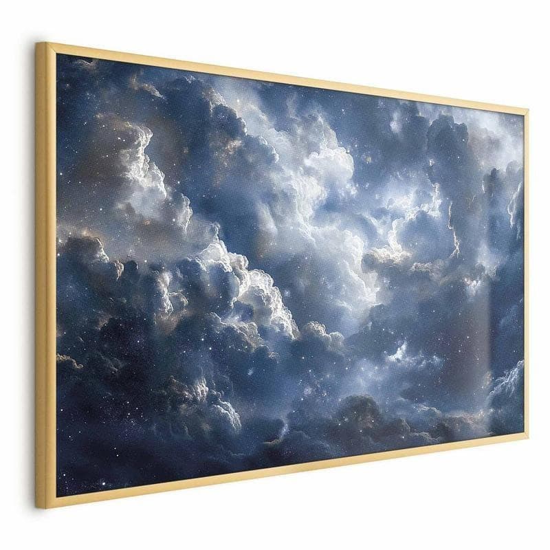 Poster - Astronomical Wonders: Clouds and Stars in Harmonious Union in Arazzi e tappezzeria Collezione Casa - Trebisacce, commercioVirtuoso.it