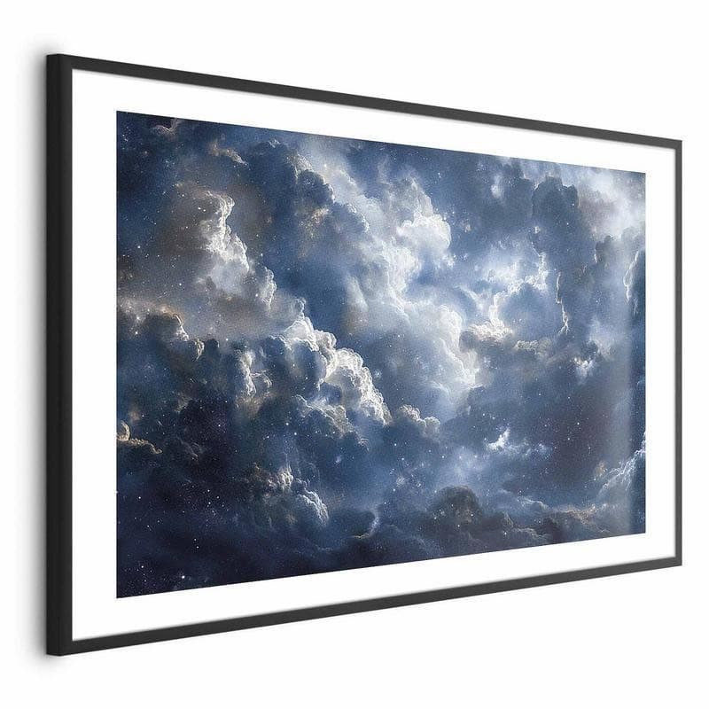 Poster - Astronomical Wonders: Clouds and Stars in Harmonious Union in Arazzi e tappezzeria Collezione Casa - Trebisacce, commercioVirtuoso.it