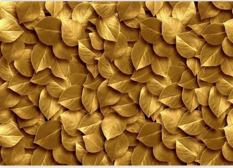 Fotomurale Foglie d'oro in Carta da parati Collezione Casa - Trebisacce, commercioVirtuoso.it