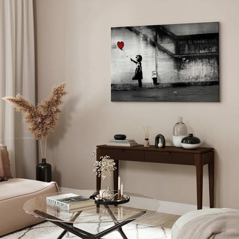 Quadro speranza (Banksy) in Poster e stampe Collezione Casa - Trebisacce, commercioVirtuoso.it