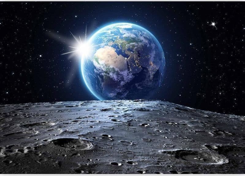 Fotomurale View of the Blue Planet in Carta da parati Collezione Casa - Trebisacce, commercioVirtuoso.it