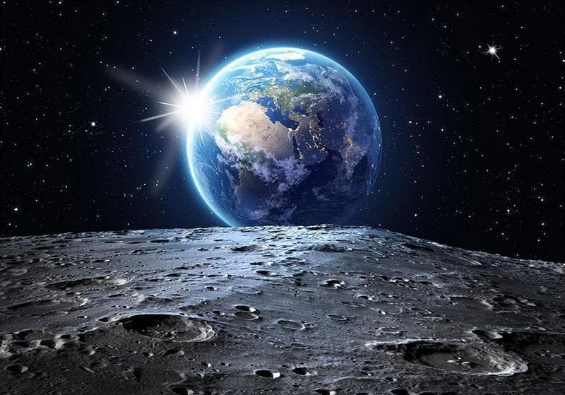 Fotomurale View of the Blue Planet in Carta da parati Collezione Casa - Trebisacce, commercioVirtuoso.it