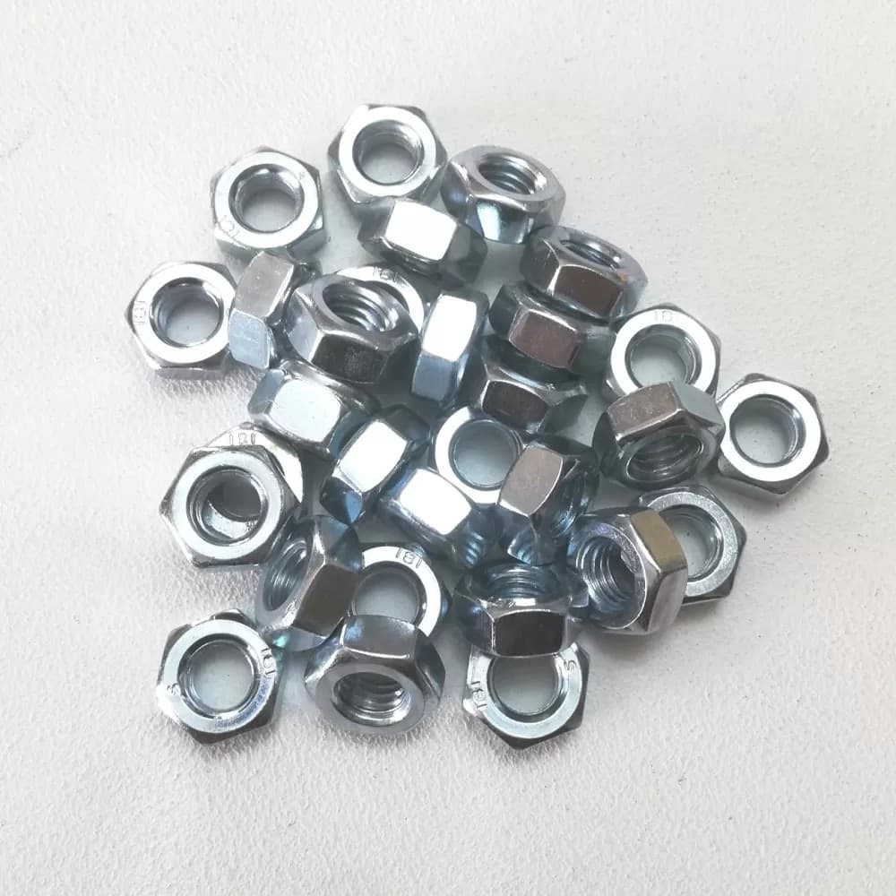 M 18 chiave 27 - 100pz dado esagonale zincato passo grosso in Dadi e bulloni esagonali per macchina Aloiserw.com - Altomonte, commercioVirtuoso.it