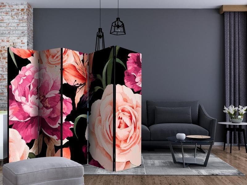 Paravento Roses of Love II [Room Dividers] in Paraventi Collezione Casa - Trebisacce, commercioVirtuoso.it