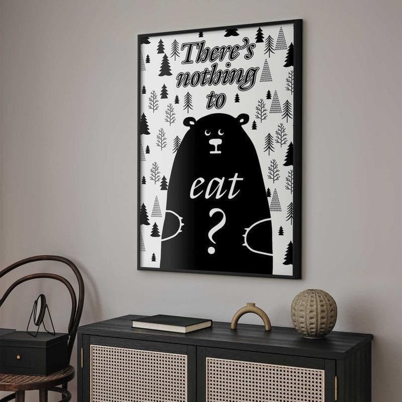 Poster - Theres Nothing to Eat? in Poster e stampe Collezione Casa - Trebisacce, commercioVirtuoso.it