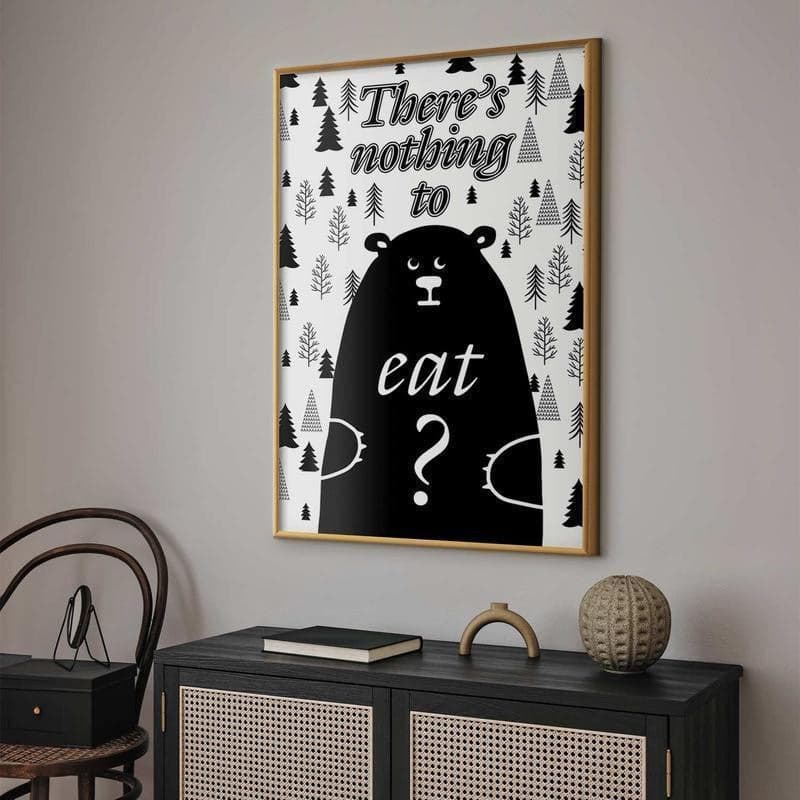 Poster - Theres Nothing to Eat? in Poster e stampe Collezione Casa - Trebisacce, commercioVirtuoso.it