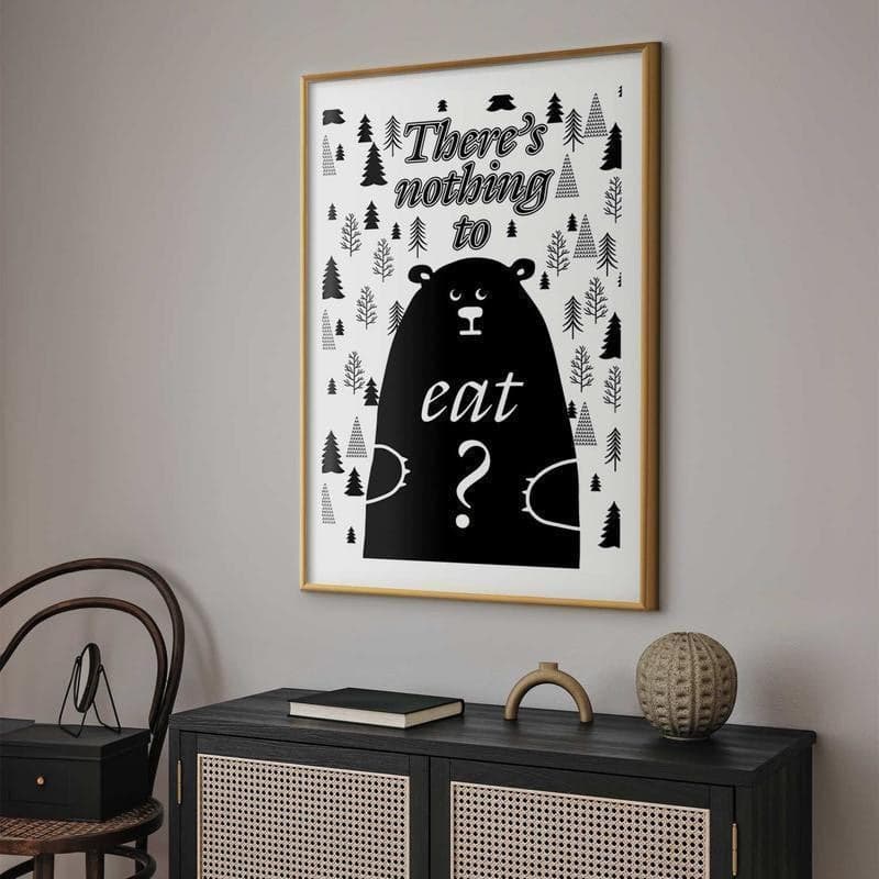 Poster - Theres Nothing to Eat? in Poster e stampe Collezione Casa - Trebisacce, commercioVirtuoso.it