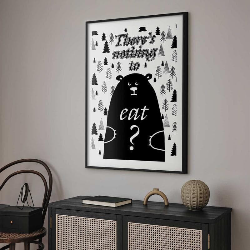 Poster - Theres Nothing to Eat? in Poster e stampe Collezione Casa - Trebisacce, commercioVirtuoso.it