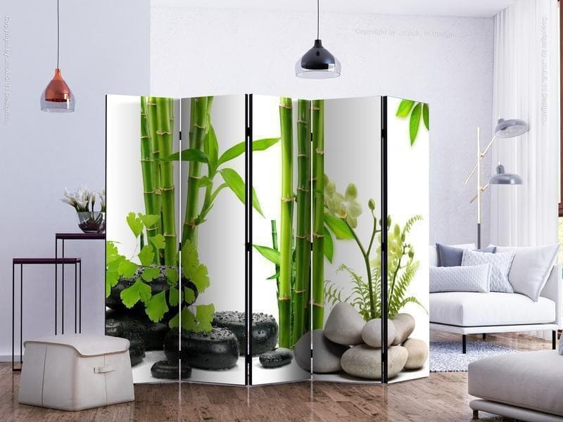 Paravento Bamboos and Stones II [divisori da interno] in Paraventi Collezione Casa - Trebisacce, commercioVirtuoso.it