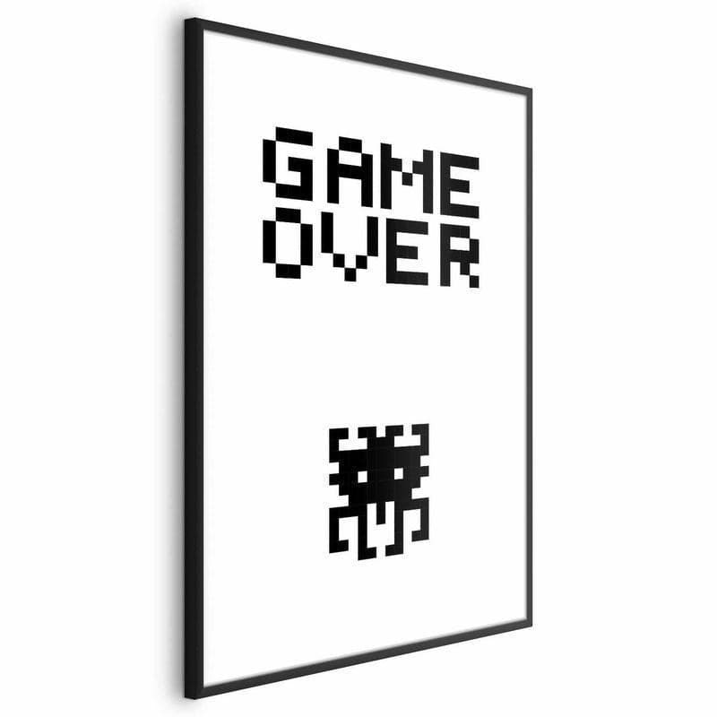 Poster - Game Over in Poster e stampe Collezione Casa - Trebisacce, commercioVirtuoso.it