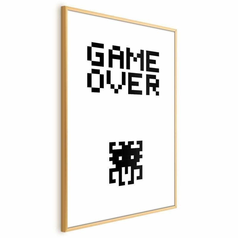 Poster - Game Over in Poster e stampe Collezione Casa - Trebisacce, commercioVirtuoso.it
