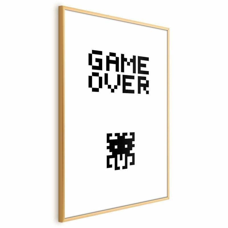 Poster - Game Over in Poster e stampe Collezione Casa - Trebisacce, commercioVirtuoso.it