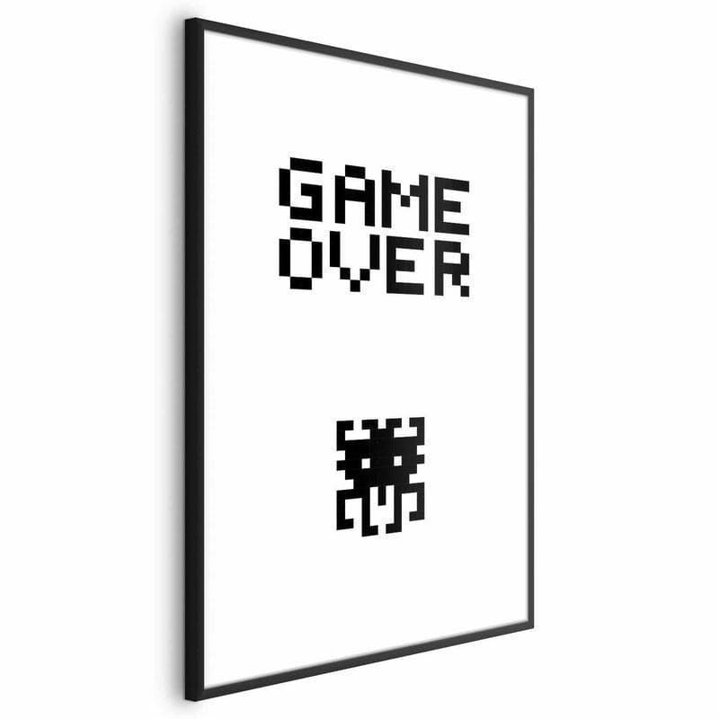 Poster - Game Over in Poster e stampe Collezione Casa - Trebisacce, commercioVirtuoso.it