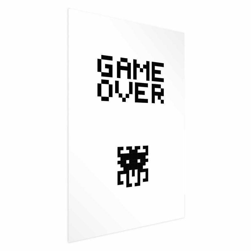 Poster - Game Over in Poster e stampe Collezione Casa - Trebisacce, commercioVirtuoso.it