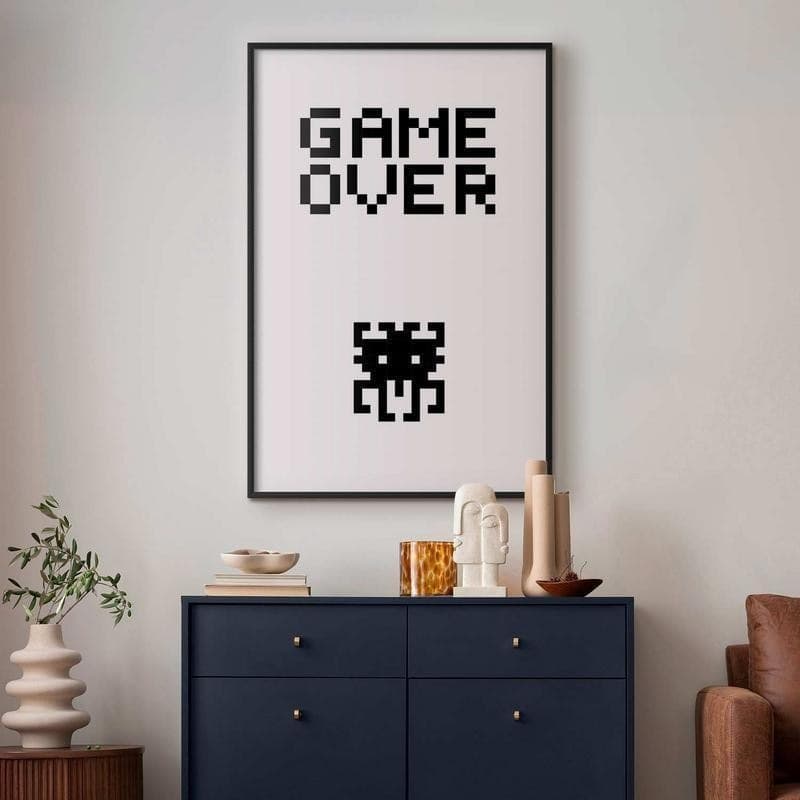 Poster - Game Over in Poster e stampe Collezione Casa - Trebisacce, commercioVirtuoso.it