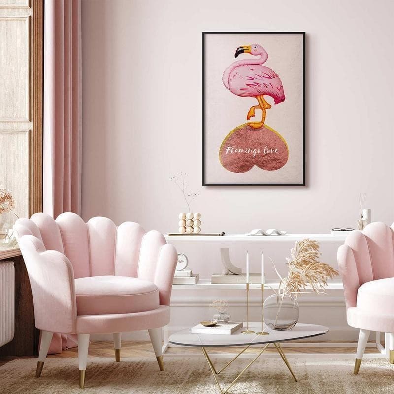 Poster - Flamingo in Love in Poster e stampe Collezione Casa - Trebisacce, commercioVirtuoso.it