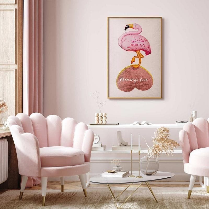 Poster - Flamingo in Love in Poster e stampe Collezione Casa - Trebisacce, commercioVirtuoso.it