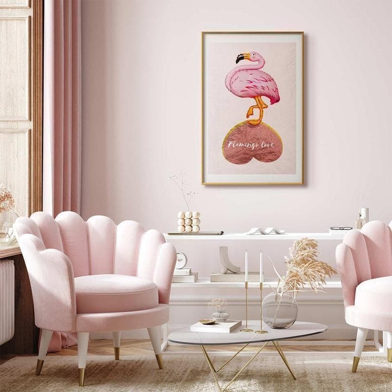 Poster - Flamingo in Love in Poster e stampe Collezione Casa - Trebisacce, commercioVirtuoso.it