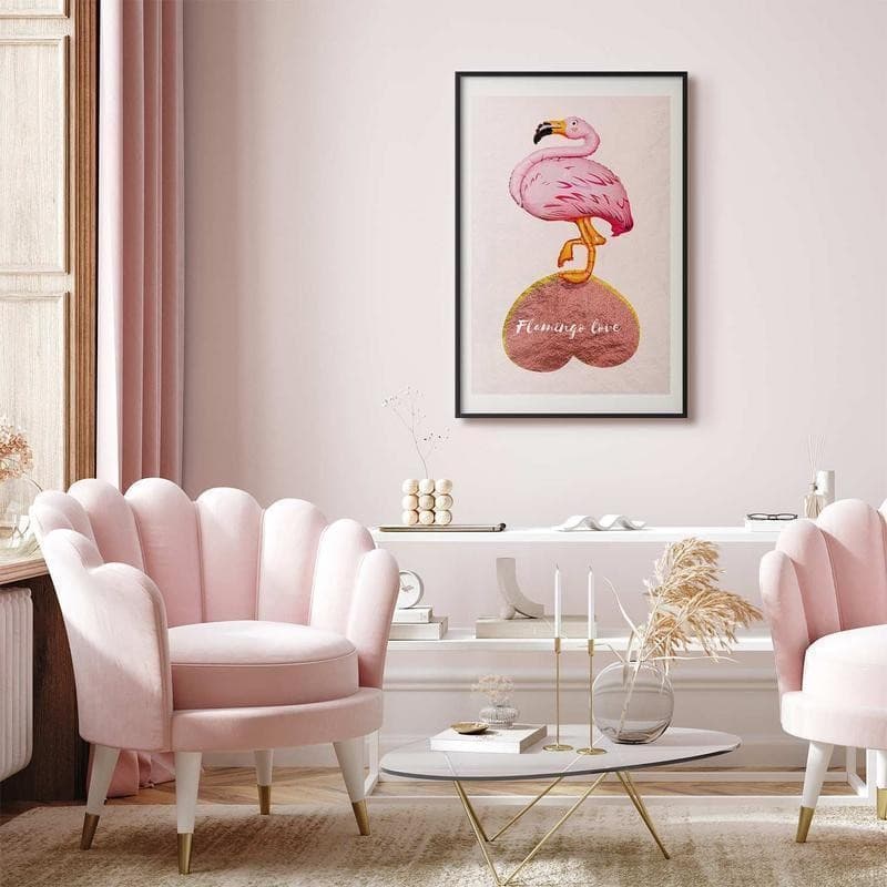 Poster - Flamingo in Love in Poster e stampe Collezione Casa - Trebisacce, commercioVirtuoso.it