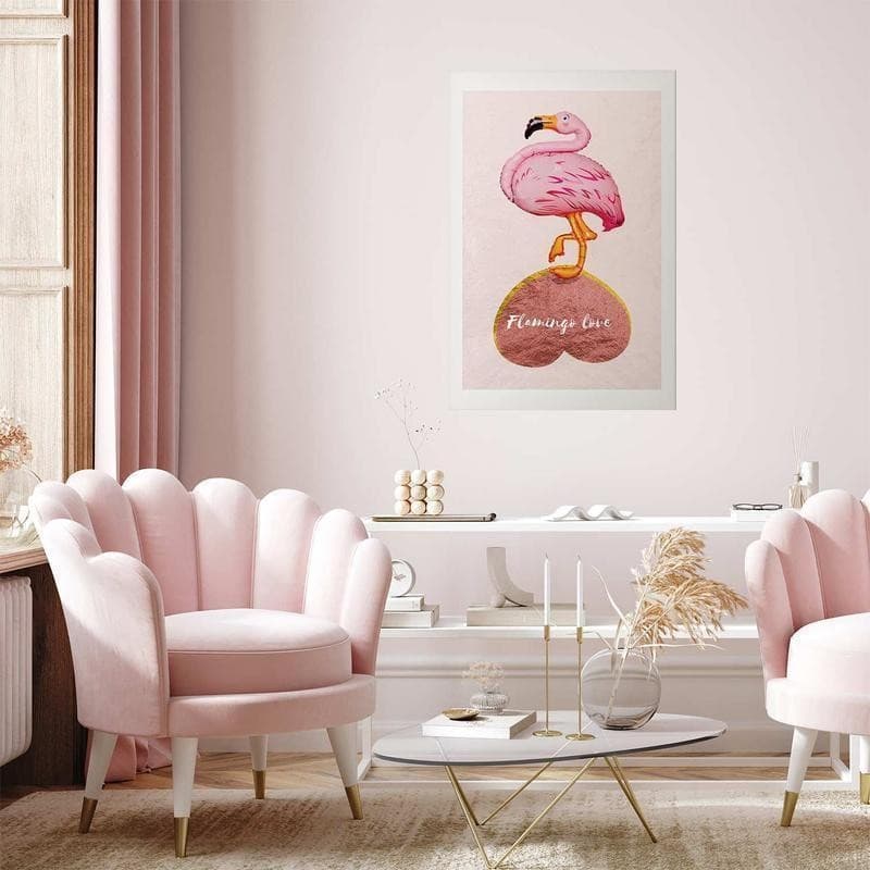 Poster - Flamingo in Love in Poster e stampe Collezione Casa - Trebisacce, commercioVirtuoso.it