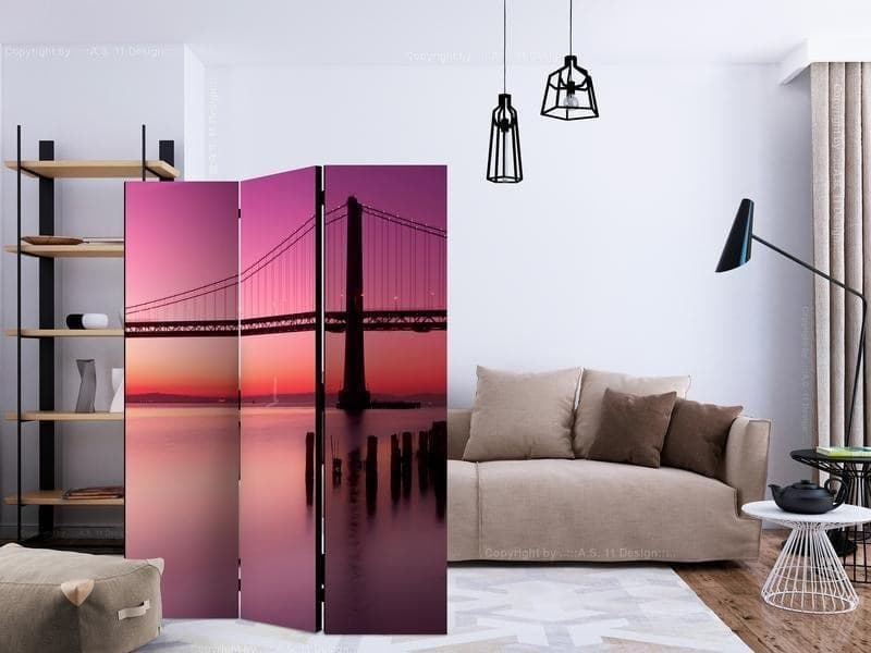 Paravento Purple Evening [divisori da interno] in Paraventi Collezione Casa - Trebisacce, commercioVirtuoso.it