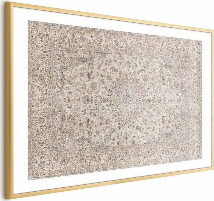 Poster - Sand Carpet - Worn Persian Rug with Rich Ornamental Motifs in Tappeti Collezione Casa - Trebisacce, commercioVirtuoso.it