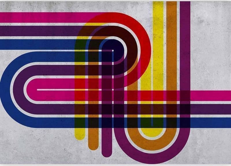 Carta da Parati Colori Tecnici Astratti in Carta da parati Collezione Casa - Trebisacce, commercioVirtuoso.it