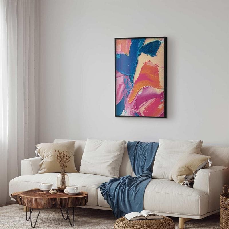 Poster - Colorful Expression - strong contrasts in an energetic composition in Poster e stampe Collezione Casa - Trebisacce, commercioVirtuoso.it