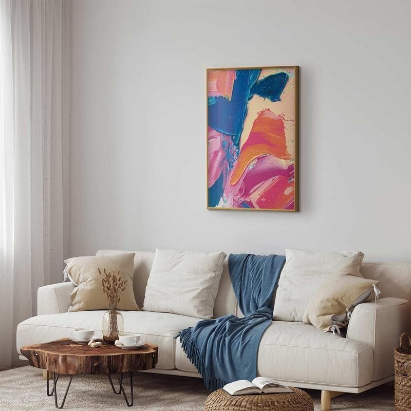 Poster - Colorful Expression - strong contrasts in an energetic composition in Poster e stampe Collezione Casa - Trebisacce, commercioVirtuoso.it