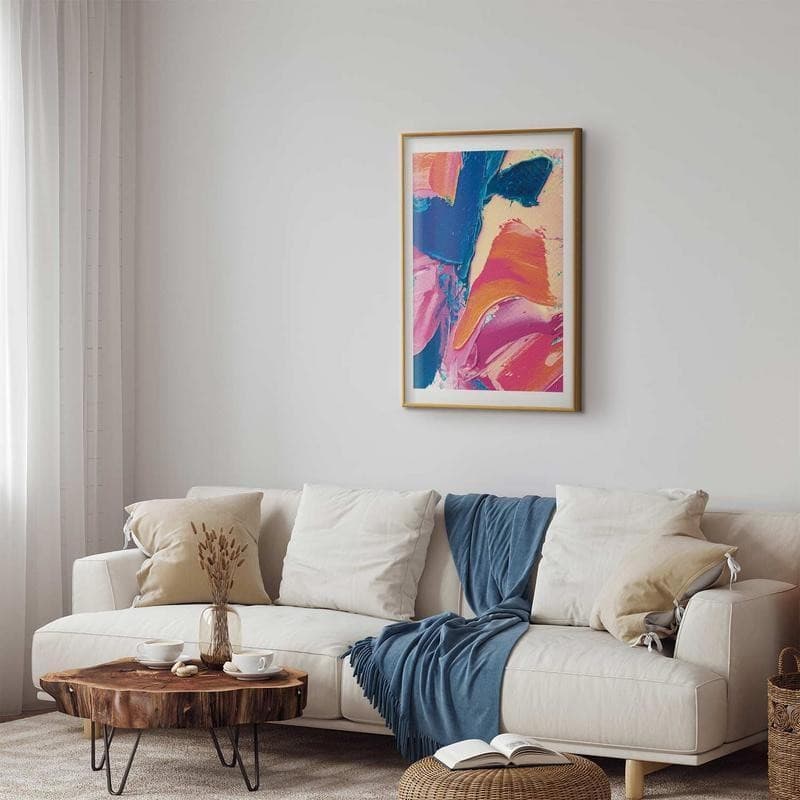 Poster - Colorful Expression - strong contrasts in an energetic composition in Poster e stampe Collezione Casa - Trebisacce, commercioVirtuoso.it