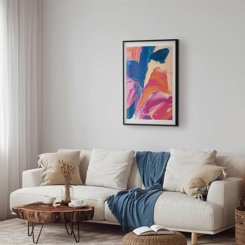 Poster - Colorful Expression - strong contrasts in an energetic composition in Poster e stampe Collezione Casa - Trebisacce, commercioVirtuoso.it