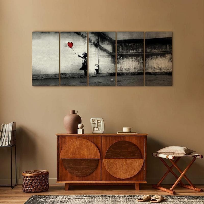 Quadro Banksy Runaway Balloon in Poster e stampe Collezione Casa - Trebisacce, commercioVirtuoso.it