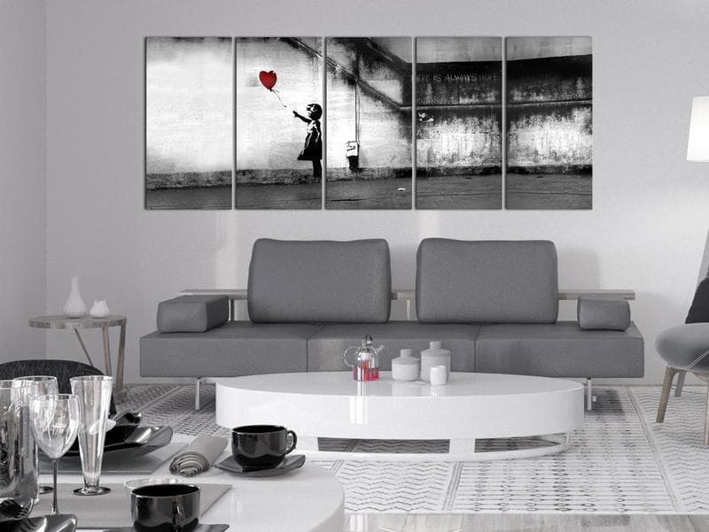 Quadro Banksy Runaway Balloon in Poster e stampe Collezione Casa - Trebisacce, commercioVirtuoso.it